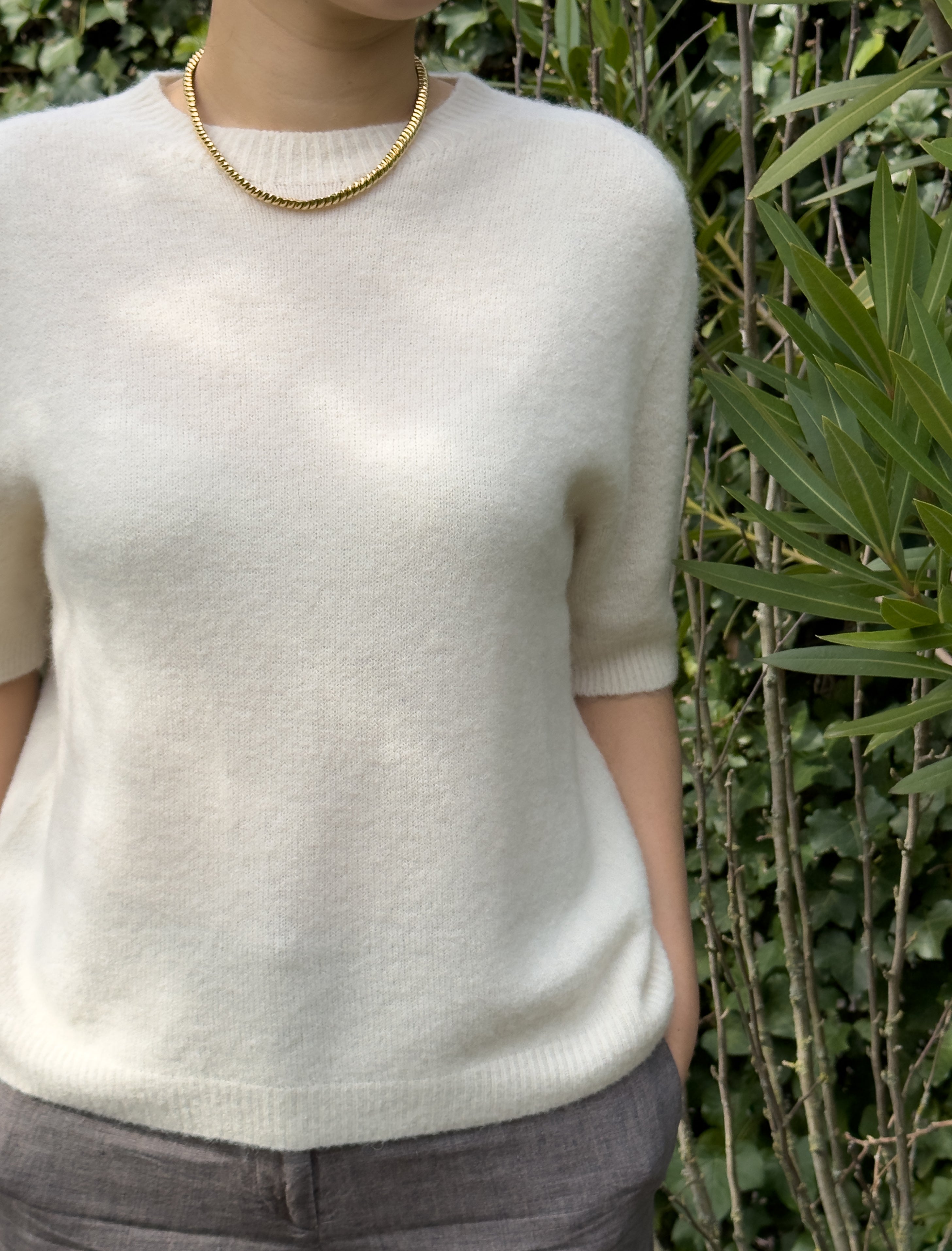 Ivory soft Alpaca