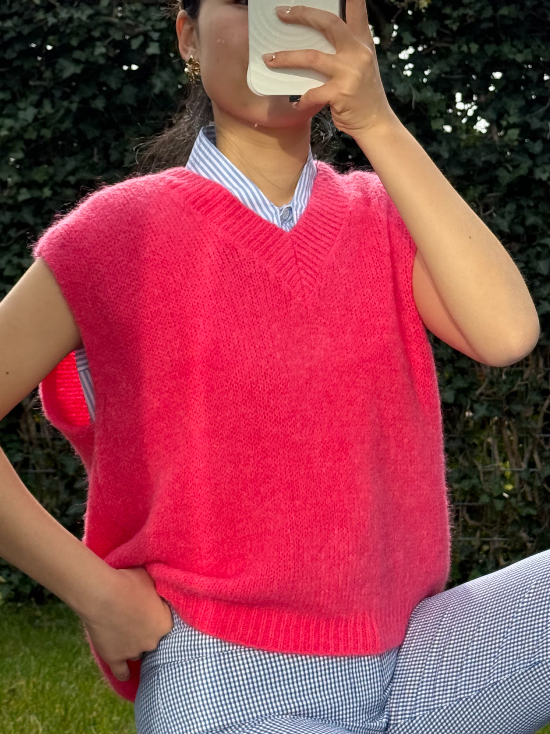 Fuchsia Mohair